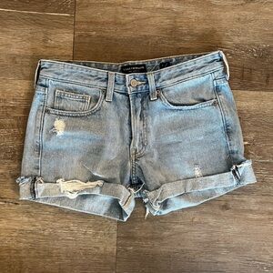 Lucky Brand Distressed Light wash Denim Shorts